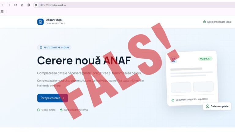Clona ANAF atentionare
